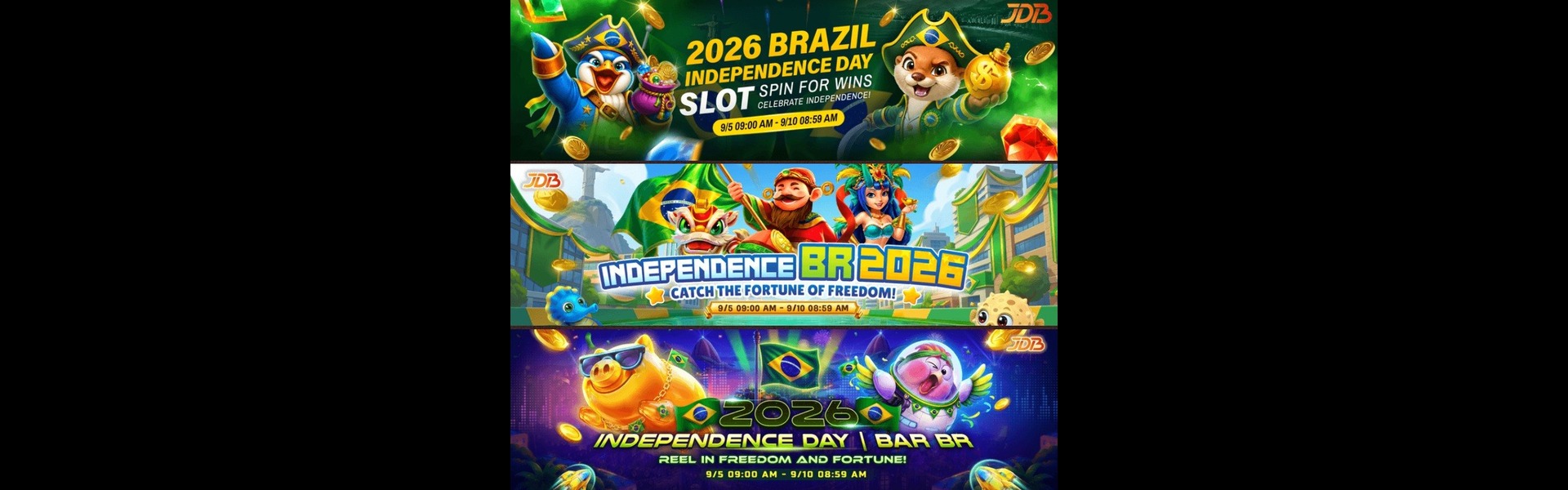 Spin & Win this Brazil Independence Day with JDB